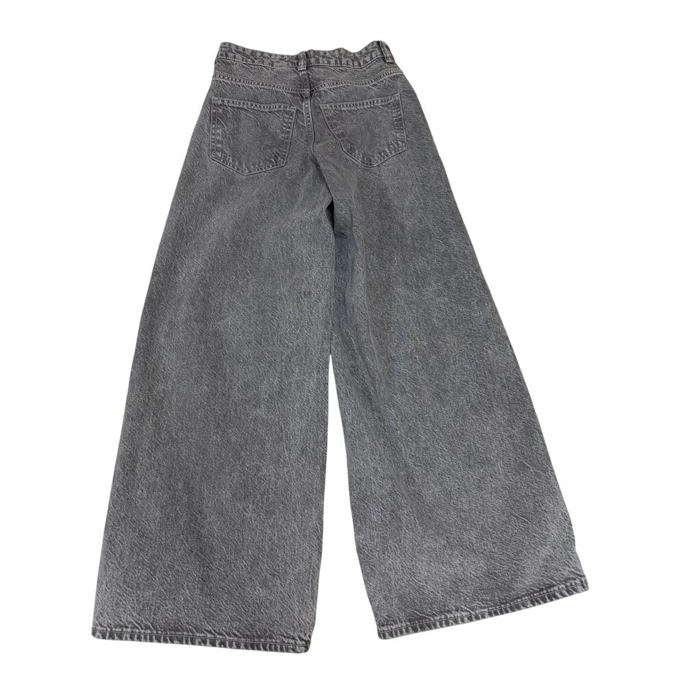 H&M Divided Women’s Jeans Gray Wide Leg - Picture 2 of 8